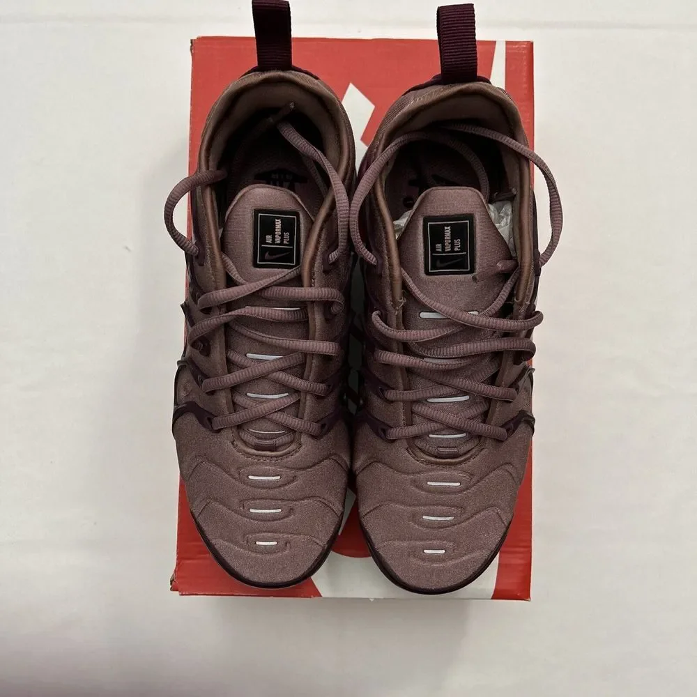 Nike Women's Air Vapormax Smokey Mauve Bordeaux Lace Up Trainers Sz 8/ SKU #2968